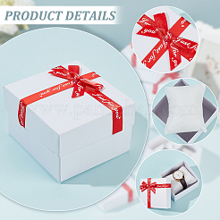 Cajas cuadradas de cartón para paquetes de relojes&nbsp;CON-WH0086-105B