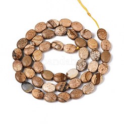 Natürliches Bild Jaspis Perlen Stränge&nbsp;G-T142-30