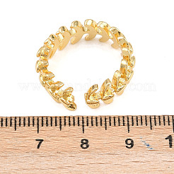 Manschettenringe aus Messing für Damen&nbsp;RJEW-Z113-06G