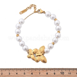Ionenplattierung (IP) 304 Edelstahl-Gliederarmbänder für Frauen&nbsp;BJEW-P345-03G