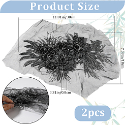 3d Blumen-Spitzenapplikationen&nbsp;DIY-WH0430-459A