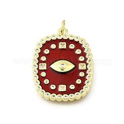 Ottone micro spianare pendenti zirconi&nbsp;KK-U072-40A-G