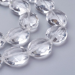 Glasperlen Stränge&nbsp;X-GLAA-S003-20x11mm-14
