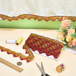 Bordure en dentelle en fibre de polyester&nbsp;OCOR-WH0101-226B