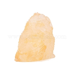 Statuetta di gufo intagliata in quarzo ematoide giallo naturale&nbsp;G-Q615-03E