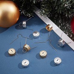 200 Stück 2 Farben Aluminium-Endkappen mit Eisenstiften&nbsp;ALUM-AR0001-03