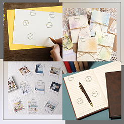 60 pieza de clips de papel de hierro&nbsp;AJEW-CP0009-30A