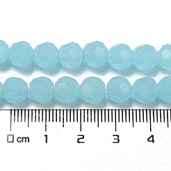 Soportes de cuentas de vidrio de imitación de jade&nbsp;EGLA-A035-J8mm-D09