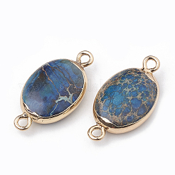 Connettori per collegamenti galvanici regalite naturale / diaspro imperiale / diaspro sedimento marino&nbsp;X-G-S329-017A