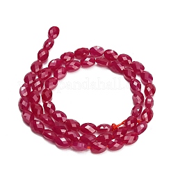 Brins de perles de corindon rouge cultivées en laboratoire&nbsp;GG-CBAC488-01C