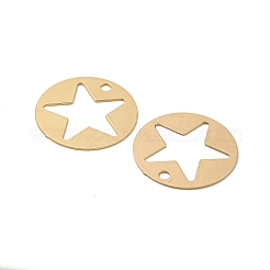 Pendentifs embellissements en métal gravé en laiton&nbsp;KKC-D001-10KCG