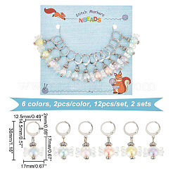 Candy transparente Acryl-Anhänger-Stichmarkierer&nbsp;HJEW-AB00323