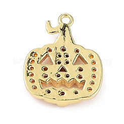 Pendentifs en laiton plaqué en crémaillère&nbsp;KK-D031-03G