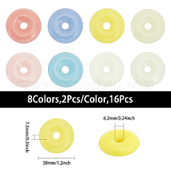 16 pendentif en pierre synthétique lumineuse de 8 couleurs&nbsp;G-CA0001-75