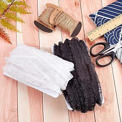 Bordure en dentelle en tissu élastique extensible&nbsp;OCOR-WH0057-16B