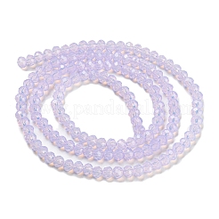 Peinture de cuisson perles de verre transparentes brins&nbsp;DGLA-A034-J2mm-B06