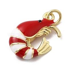 Ciondoli smaltato in ottone&nbsp;KK-H092-07G