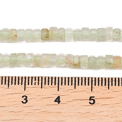 Natürlichen grünen Rutilquarz Perlen Stränge&nbsp;G-G345-C03-2x4mm