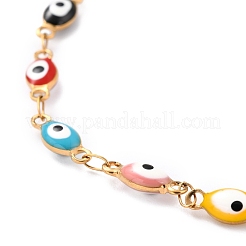 Bracciali a catena in acciaio inossidabile 304&nbsp;BJEW-P267-07A-G01
