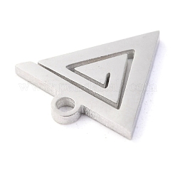 Breloques en acier inoxydable 304 anti-ternissement&nbsp;STAS-O142-60P