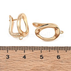 Accessoires de boucle d'oreilles en laiton&nbsp;KK-CBABAE6-04LG