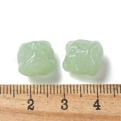 Perles de verre transparentes de peinture de cuisson&nbsp;GLAA-C035-01G