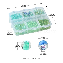 Transparente 45-g-Glasperlen in 6 Farben&nbsp;SEED-FS0001-30