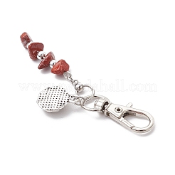 Décorations de pendentif en perles de pierres précieuses naturelles et synthétiques&nbsp;HJEW-JM03265