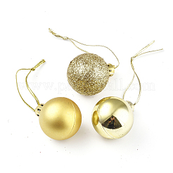 Adornos de plastico de bolas de navidad&nbsp;AJEW-CJC0001-61A