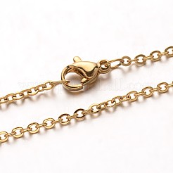 Collane a catena in acciaio inossidabile 304&nbsp;NJEW-M124-02