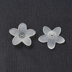 Gefrostet Acryl Blumen Perlen&nbsp;PAB1936Y-10