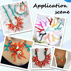70 brin de perles opaques en acrylique imitation corail&nbsp;SACR-SC0001-38