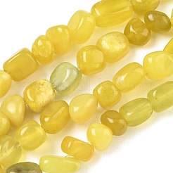 Naturelles d'olive jade perles brins&nbsp;GG-CBA9392-22