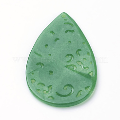 Natürlicher Jade Anhänger&nbsp;G-E418-85C