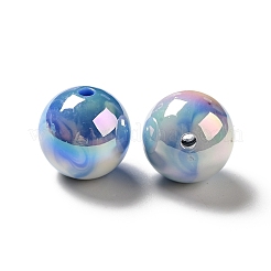Placcatura uv perline acriliche iridescenti arcobaleno opache&nbsp;MACR-D063-01B-02