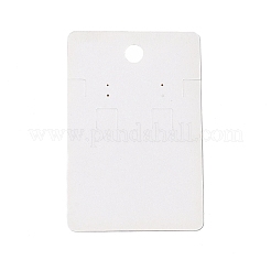 Carte da esposizione rettangolari per gioielli in carta floreale con foro per appendere&nbsp;CDIS-C004-08D