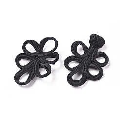 Handgemachte chinesische Frösche Knoten Tasten Sets&nbsp;BUTT-WH0014-24A