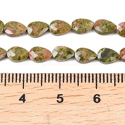 Natur Unakit Perlen Stränge&nbsp;G-A303-A03-01