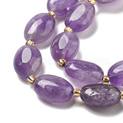 Natürlichen Amethyst Perlen Stränge&nbsp;G-H005-A11-02