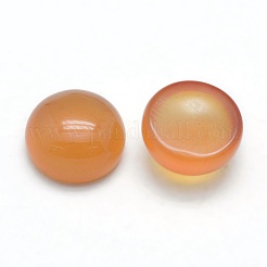 Cabochons de cornaline naturelle&nbsp;G-P393-R41-8MM