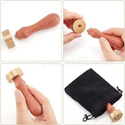 1 tête de tampon en laiton&nbsp;DIY-OC0008-30M