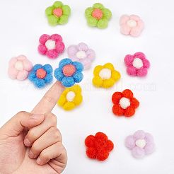 14 Stück 7 Farben Wolle Nadelfilz Blumenhandwerk&nbsp;DIY-FG0003-06