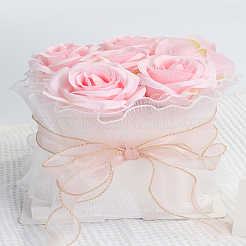 Rubans d'organza en polyester de 5 mètre&nbsp;SRIB-LP0001-05A