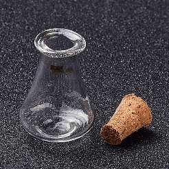 Bouteilles de liège en verre&nbsp;X1-AJEW-O032-01A