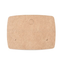 Blanko-Ohrring-Anzeigekarten aus Kraftpapier&nbsp;CDIS-G005-09