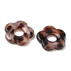 Undurchsichtige Acrylperlen mit Leopardenmuster-Imitation&nbsp;OACR-B052-02