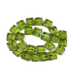 Perles vernissées de sable d'or manuelles &nbsp;LAMP-N041-01F