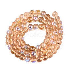 Trasparenti perle di vetro placca fili&nbsp;EGLA-Q132-6MM-01A-03