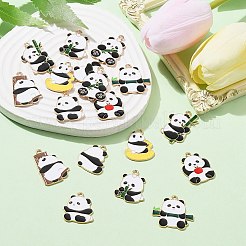 18pcs 9 pendentifs en émail en alliage de style&nbsp;ENAM-CJ0005-80