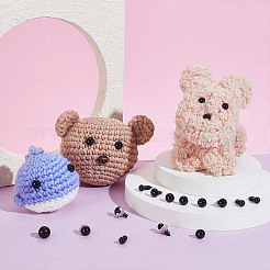 600 Stück 2 Stile Kunststoff-Puppenaugen&nbsp;DIY-GA0002-88